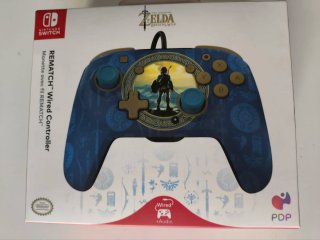 Mando PDP Nintendo Switch Zelda Hyrule blue nuevo