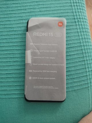 Xiaomi Redmi 15 5G (256 GB) ¡NUEVO A ESTRENAR!