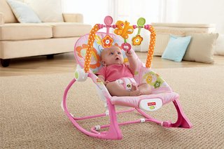 Hamaca Fisher Price Crece Conmigo Rosa