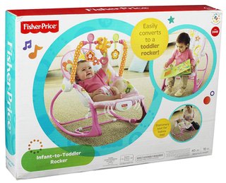 Hamaca Fisher Price Crece Conmigo Rosa