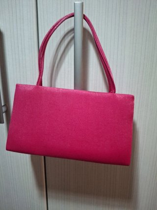 Lote,  Flor Rosa y Bolso a juego.regalo pañuelo.