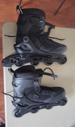 Patines Oxelo Negro Casi Nuevos