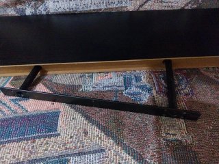Lote 3 estanterias madera soporte invisible