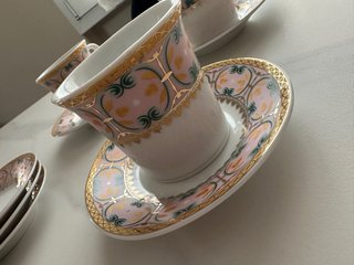 Set Tazze e Piattini Caffè Porcellana