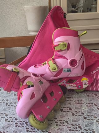Patines Oxelo Niños Ajustables Rosa