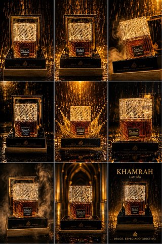 Perfume Khamrah Lattafa Marrón