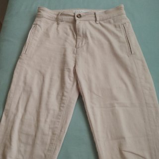 Pantalones Easy Wear Mujer Talla 36 Beige