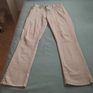 Pantalones Easy Wear Mujer Talla 36 Beige
