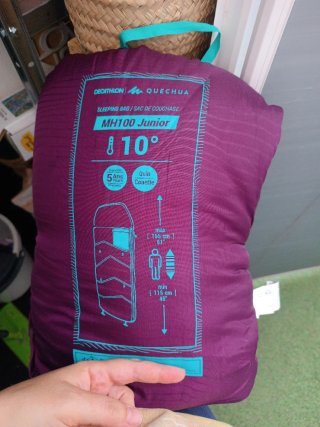Saco de dormir Quechua MH100 Junior 10°