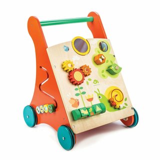 Correpasillos Madera Activity Walker Leaf Toys