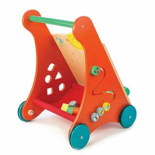 Correpasillos Madera Activity Walker Leaf Toys