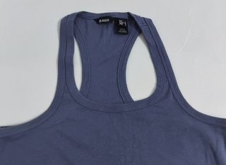 Camiseta tirantes Mango azul talla L
