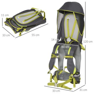Mochila porta bebé paseo monte