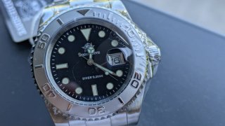 Reloj Addiesdive Plata con dial negro