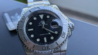 Reloj Addiesdive Plata con dial negro
