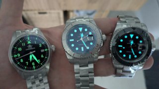 Reloj Addiesdive Plata con dial negro