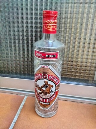 6 Bottiglie Vuote Anís Mono Vicentes Bosch
