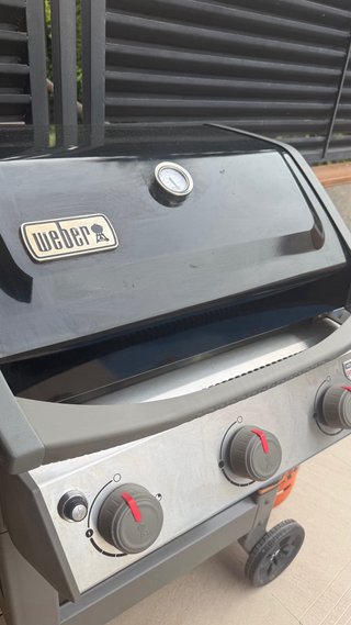 Barbacoa Gas Weber Spirit II Negra