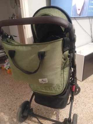 Carrito de bebé verde Loreto