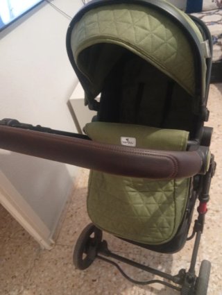 Carrito de bebé verde Loreto