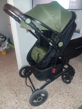 Carrito de bebé verde Loreto