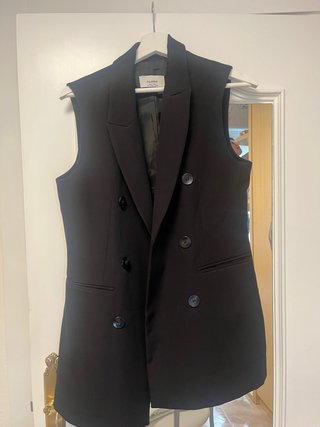 Chaleco de vestir Pull&Bear negro
