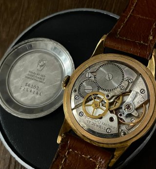 Orologio Movado Fab Suisse vintage con scatola 50s