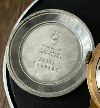 Orologio Movado Fab Suisse vintage con scatola 50s