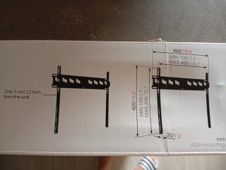Soporte TV Tele Plano para 32" 75" Pared Smart TV