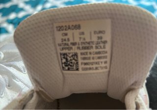 Deportivas ASICS lona mujer blancas y rosas