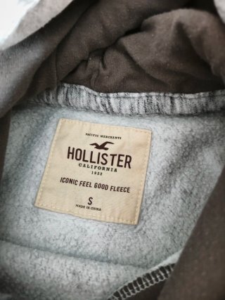 Sudadera Hollister Gris y Negra