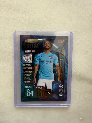 Carta Futbolista Raheem Sterling Manchester City