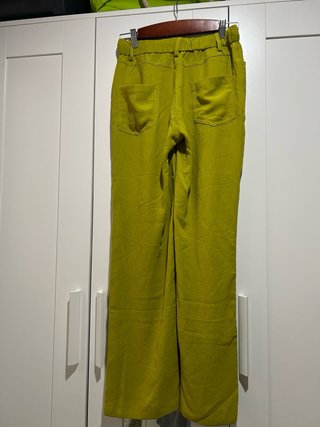 Pantalón de verano verde talla M