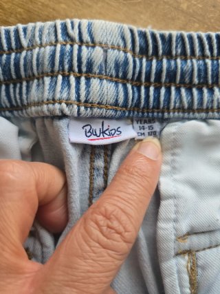 Pantaloncini Jeans Blukids Ragazzo 14/15 Anni