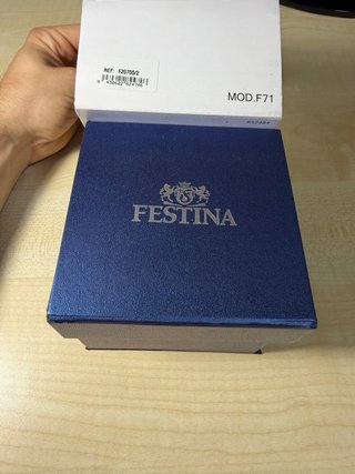 Reloj Festina Cronógrafo Dorado Beige Acero