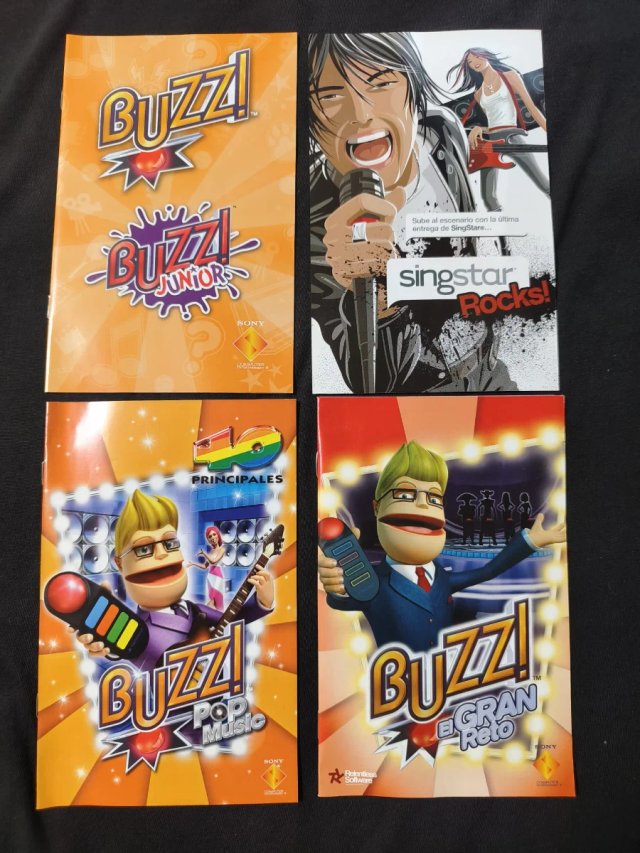 Lote Buzz: Pop Music + Gran Reto. PlayStation 2.