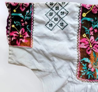 Blusa Boho Bordada Artesanal Talla M