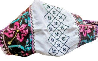 Blusa Boho Bordada Artesanal Talla M