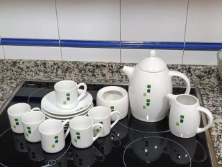 Juego de café de porcelana