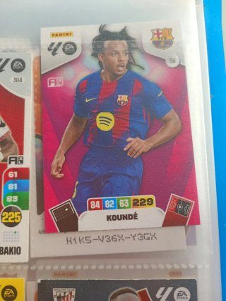 8 cartas fútbol Panini