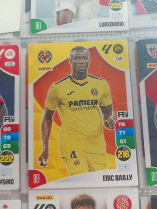 8 cartas fútbol Panini