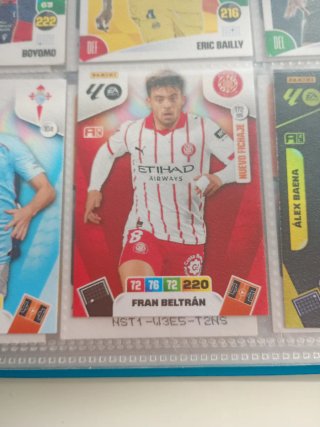 8 cartas fútbol Panini