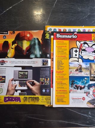 Revista Nintendo Acción 162 y Carpeta Pokémon 2006