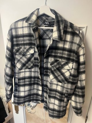 Sobrecamisa Zara cuadros M