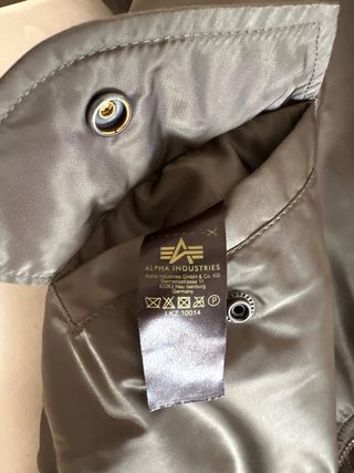 Chaqueta Alpha Industries Verde Naranja