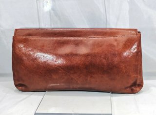 Pochette vintage anni 80 marrone