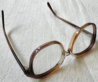 Años 70, gafas de pasta. Mujer. Barbudo, nuevas.