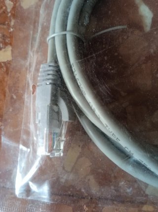 Cable Red V7 CAT5e UTP Gris 2m