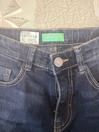 2 Bermudas Vaqueras Niño Benetton/Zara Talla M