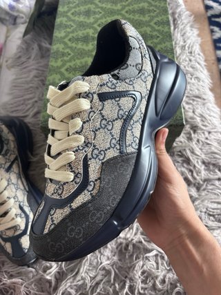 Zapatillas Gucci Rhyton Beige/Azul